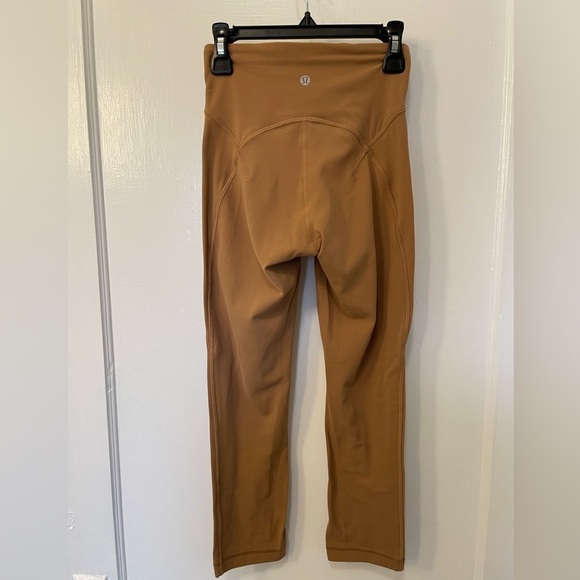 Lululemon Get Centred High Rise Crop 21" Saddle Brown - Picture 1 of 10